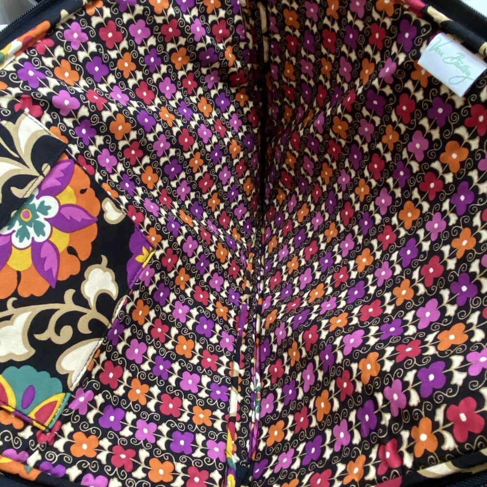Vera Bradley 17" Laptop Sleeve Suzani Floral Quilted Soft Cotton Zip Top NEW - Picture 13 of 13